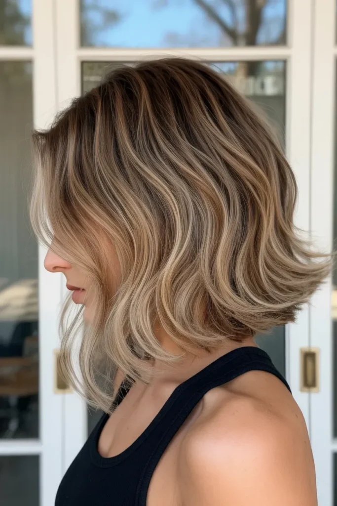 Razor Cut Bob with Soft Balayage