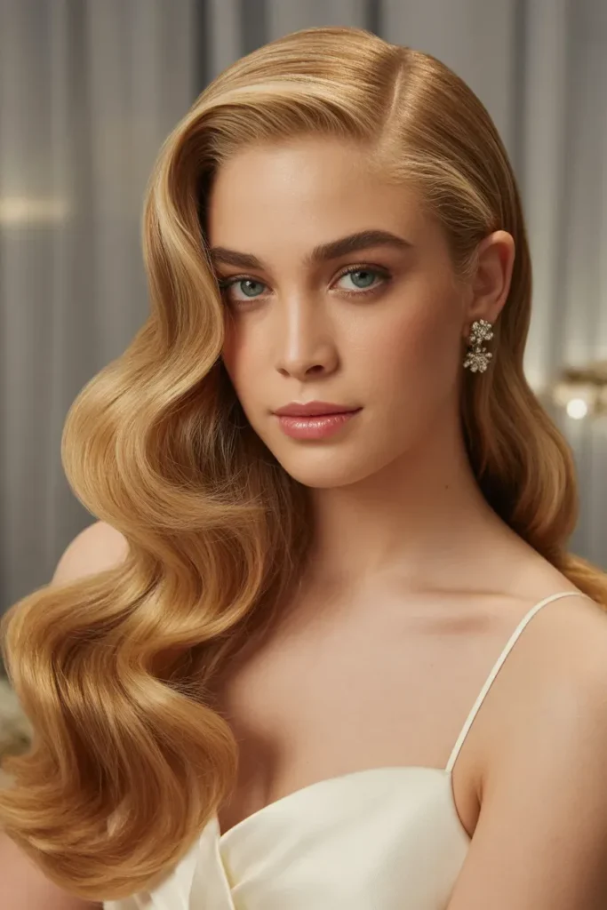 Retro Hollywood Waves