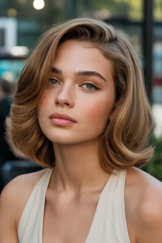 Shoulder Length 90s Blowout