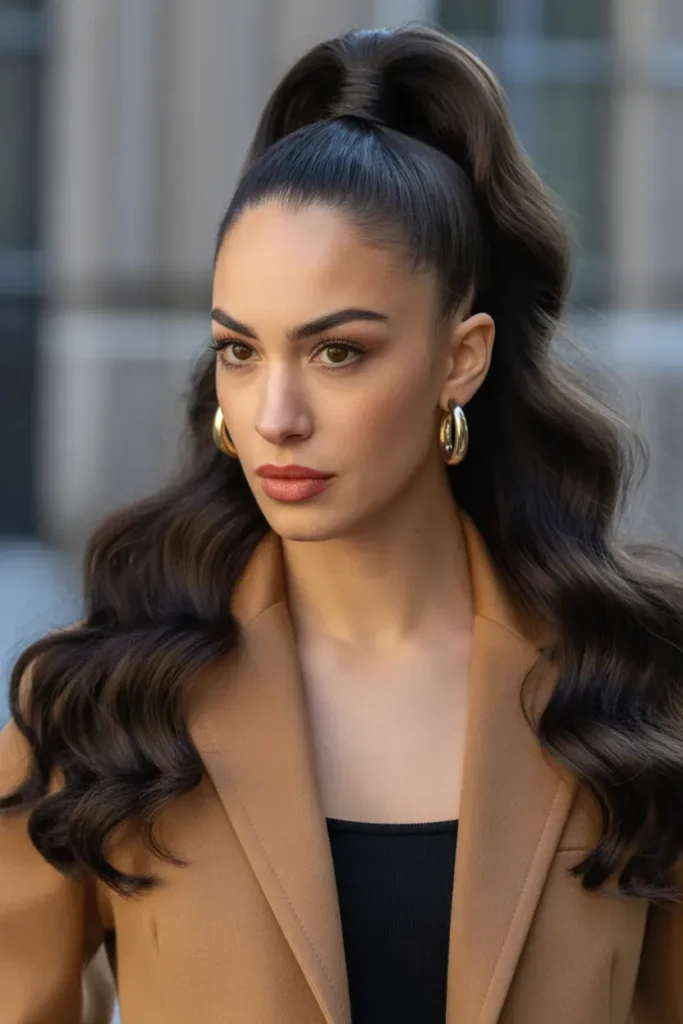 Sleek High Volume Ponytail