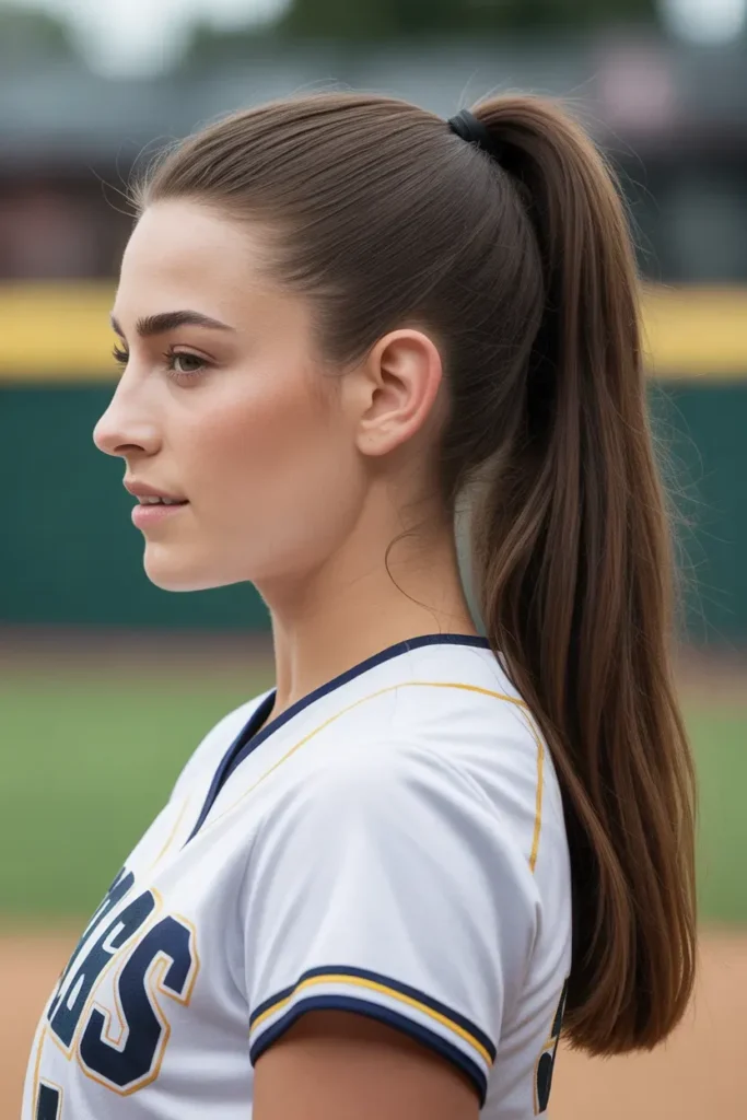 Sleek Straight Ponytail for Minimalist Style