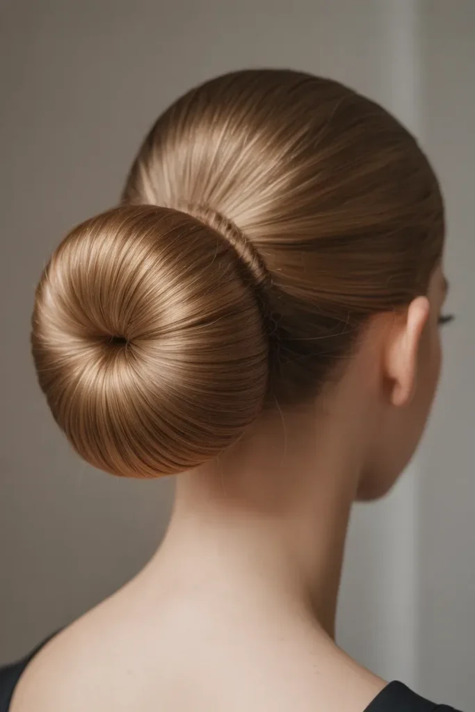 Classic Ballet Bun for a Clean Look
