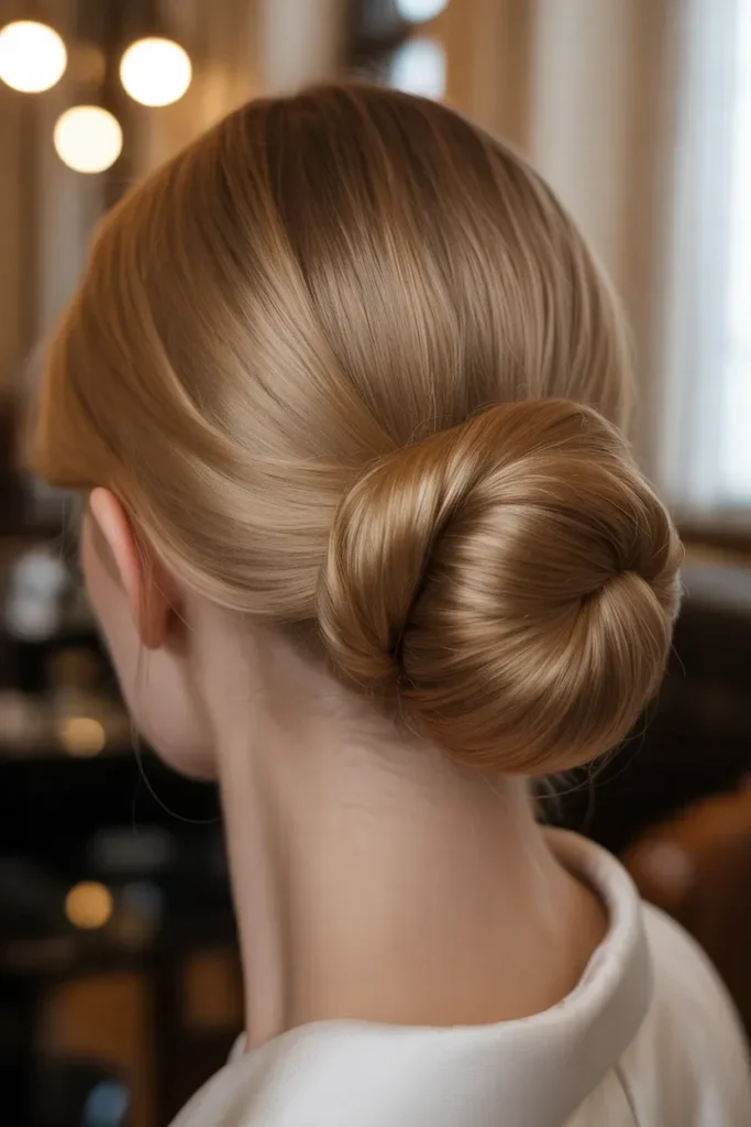 Elegant Chignon Bun for a Classic Touch