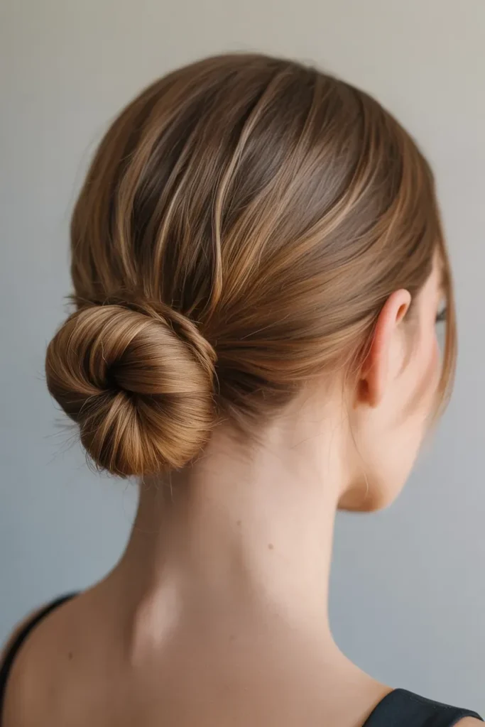 Low Twisted Bun for Minimal Style