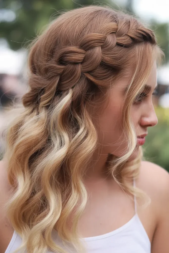Side Braid with Loose Waves