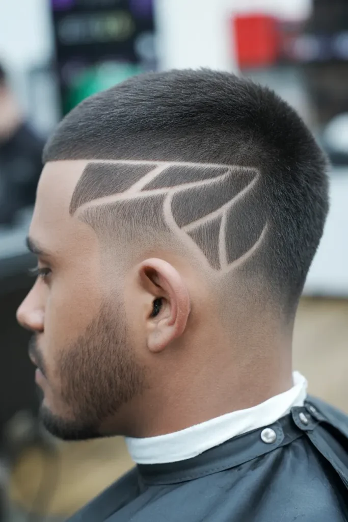  Temple Fade with Design