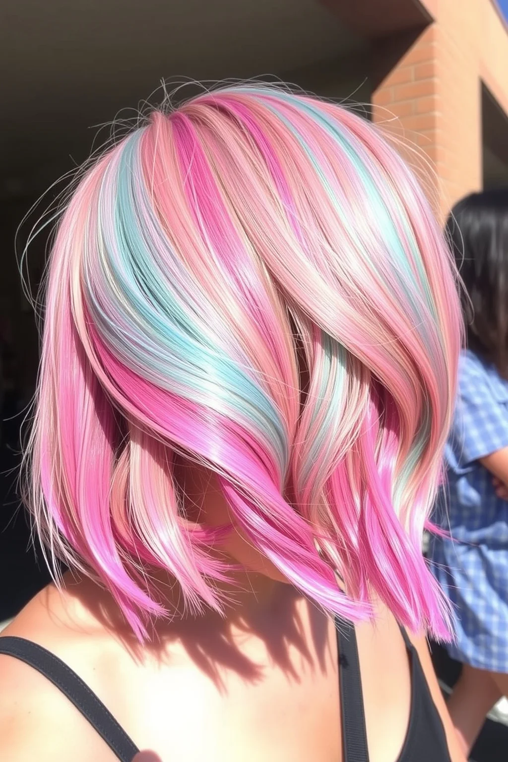 10. Bob with Color Melt