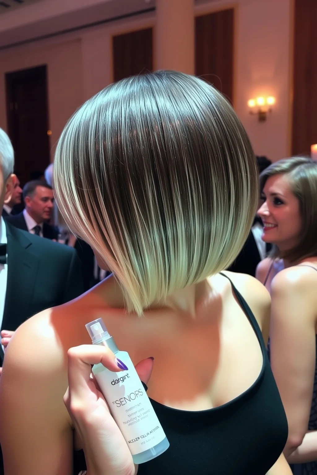 11. Sleek Stacked Bob