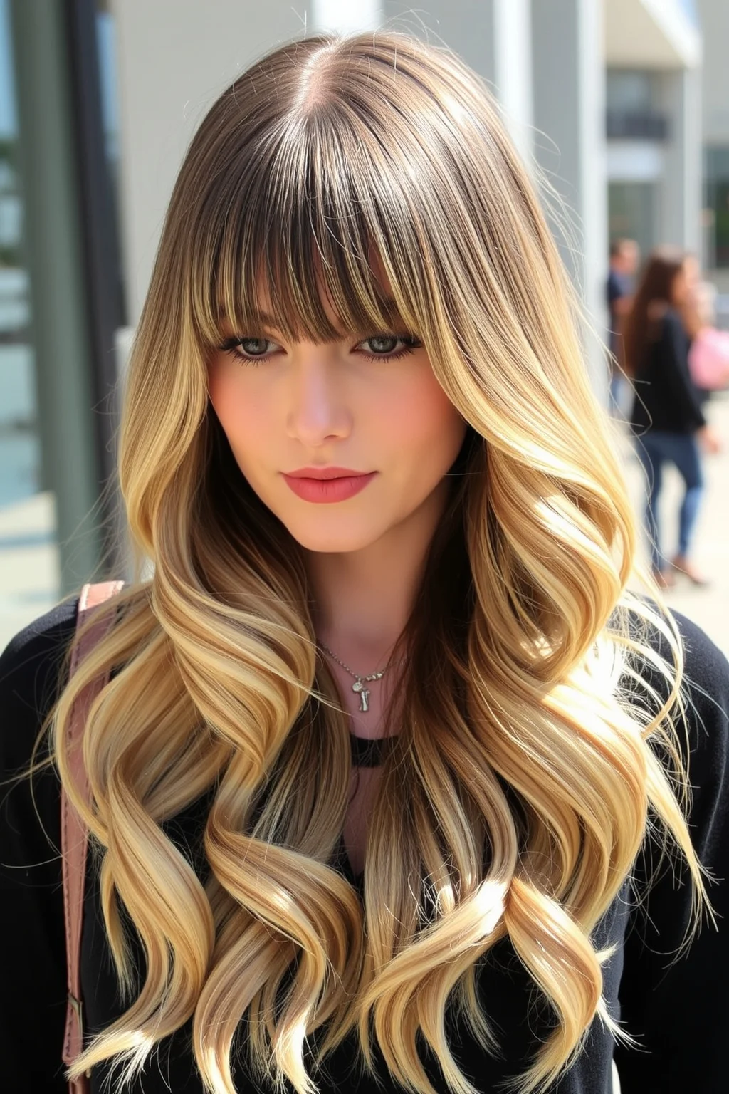 12. The Long Bangs Cut