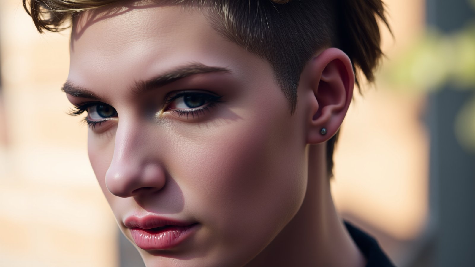 12. Wolf Cut with Side Part