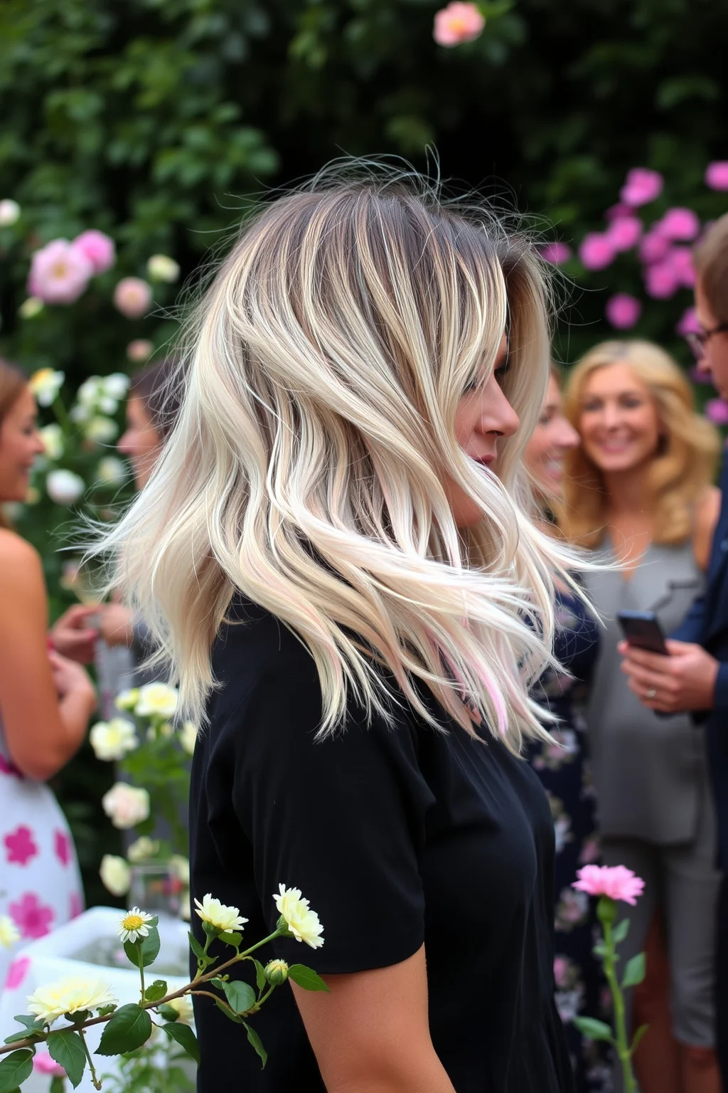 13. Shaggy Bob with Long Layers