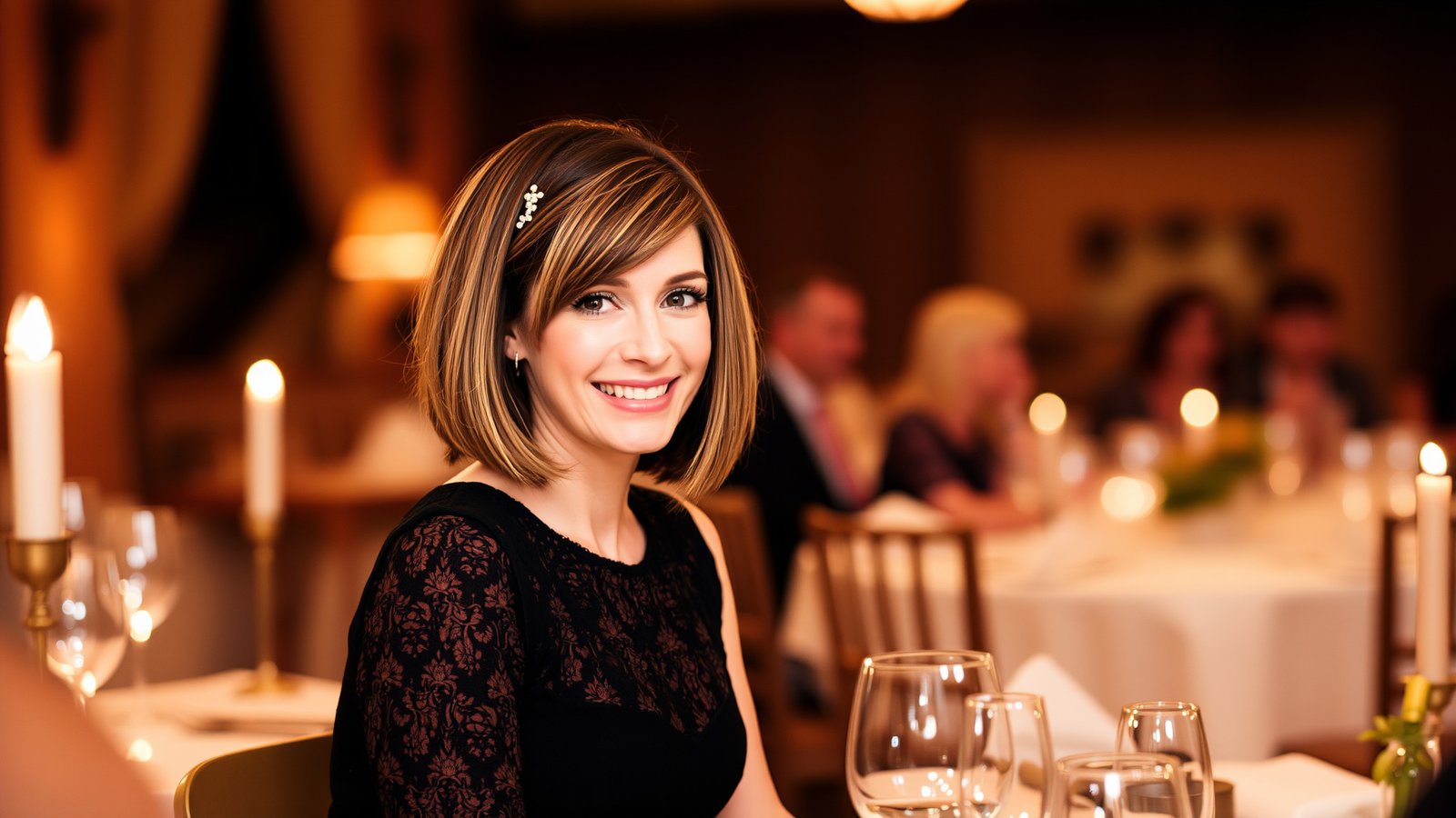 14. The Bob with Side Swept Bangs