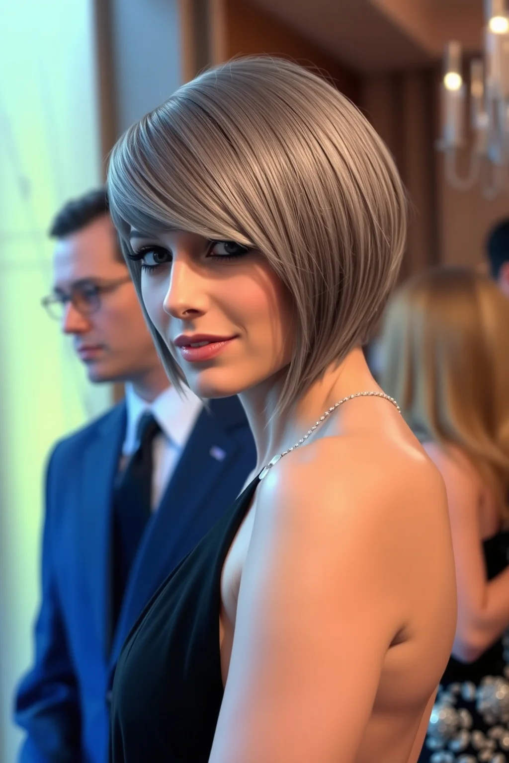 15. Sleek Shag with Angular Bangs