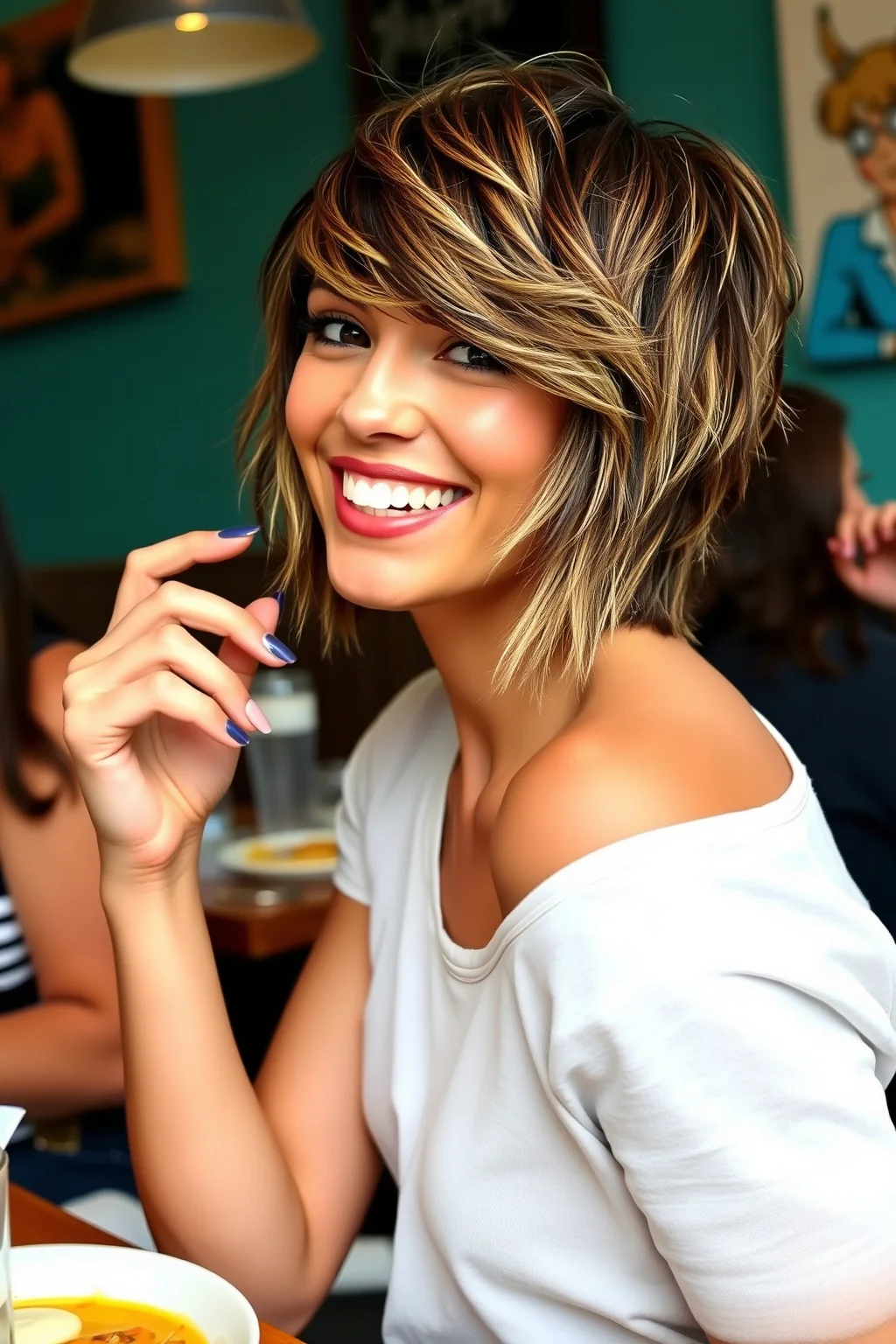 2. Textured Pixie Shag