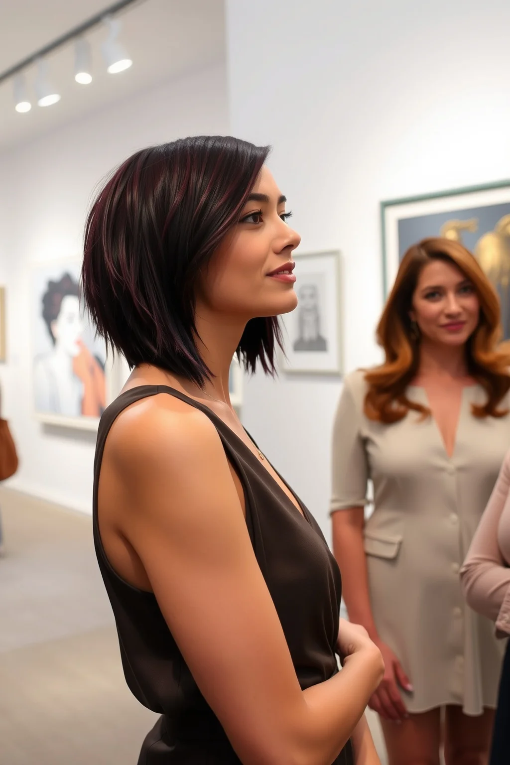 4. Asymmetrical Shaggy Bob