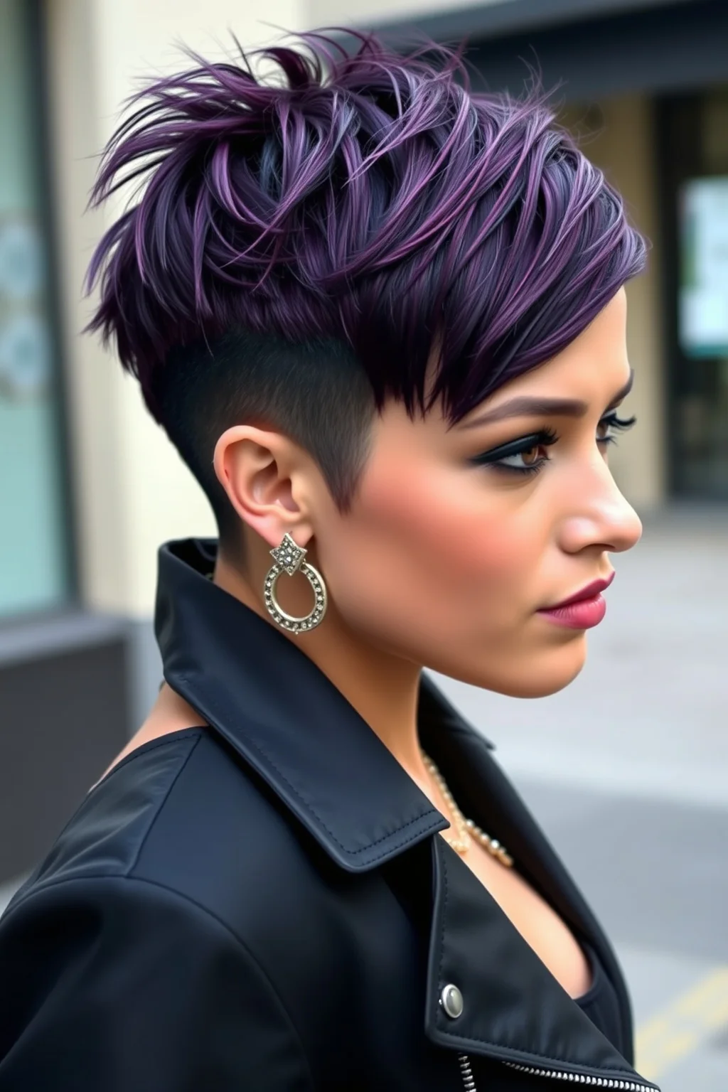 5. Choppy Shag with Undercut