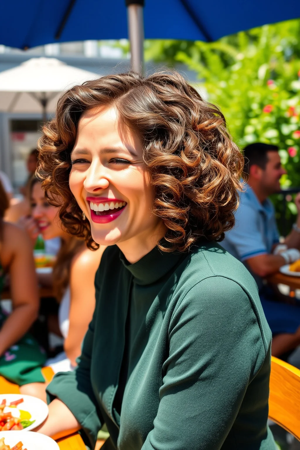 1. Curly Bob