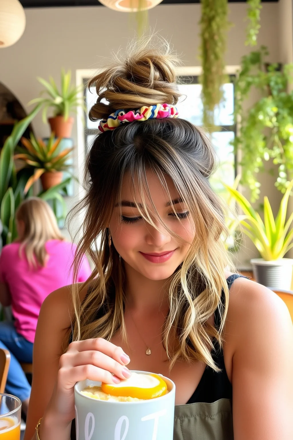 1. Messy Bun