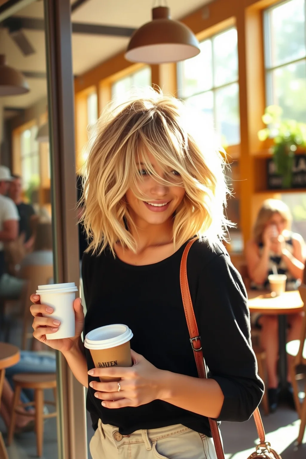 1. The Textured Bob