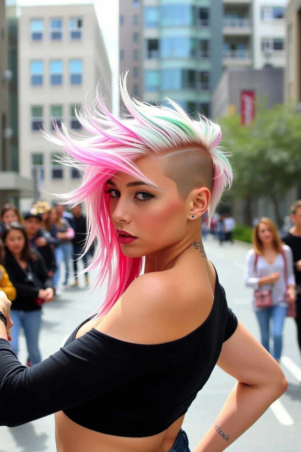 10. Layered Undercut