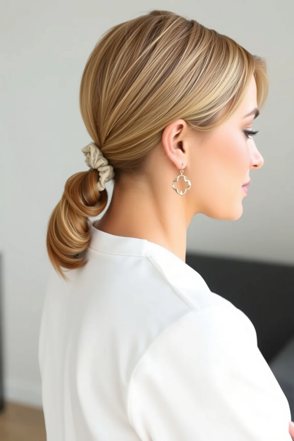 11. Low Ponytail