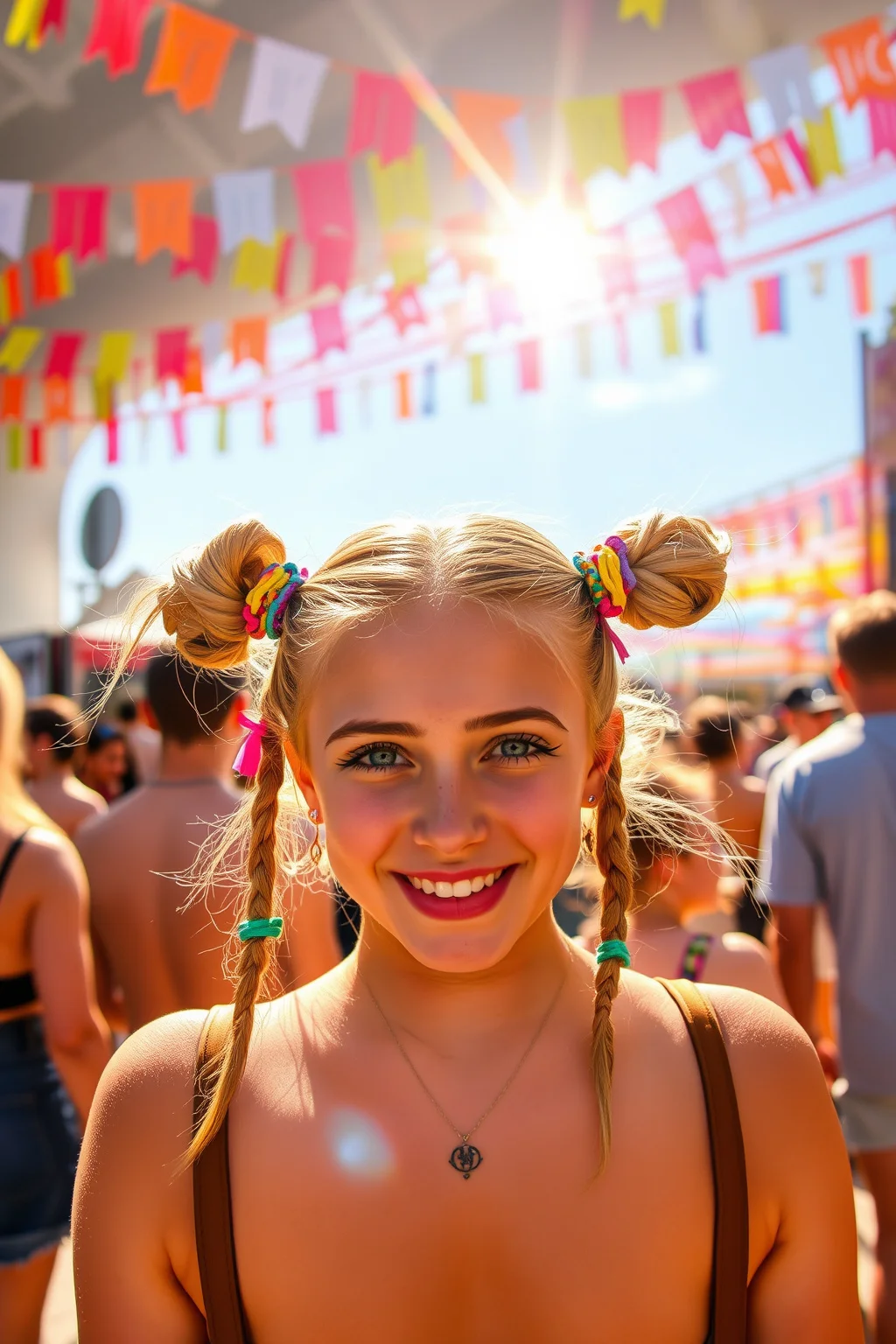 12. Double Braided Buns