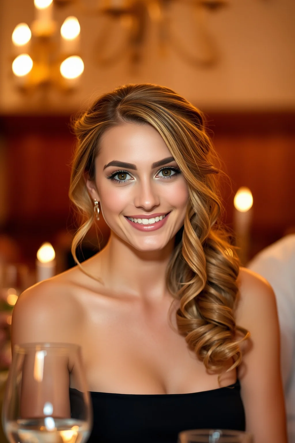 13. Romantic Low Ponytail