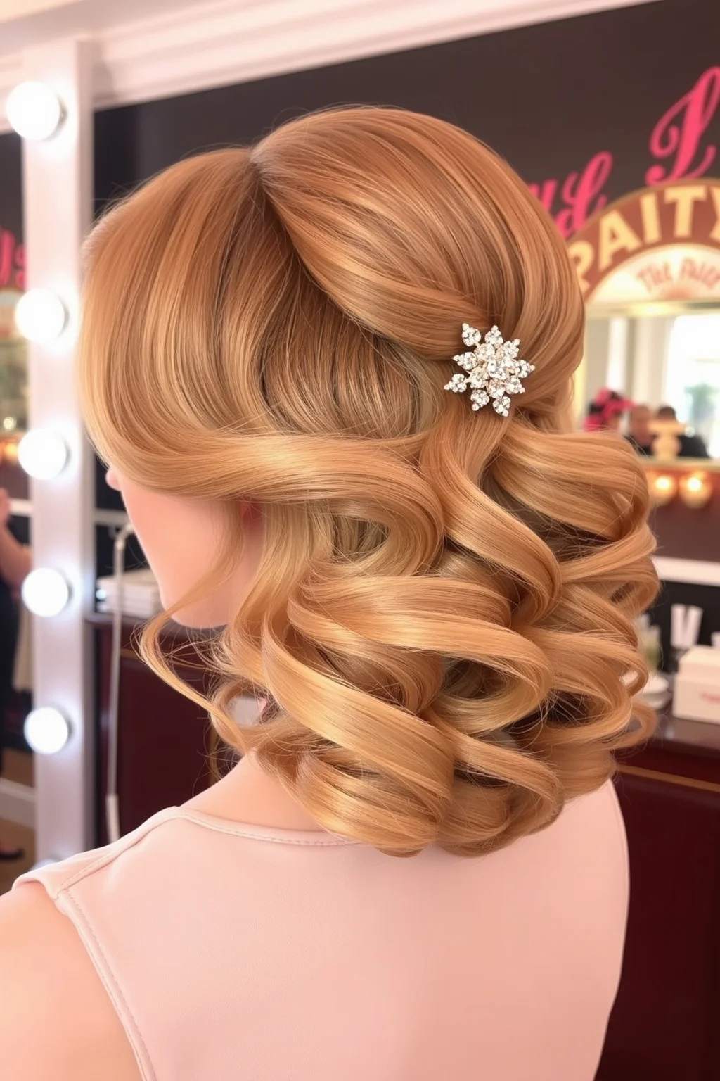 13. Vintage-Inspired Slick Back