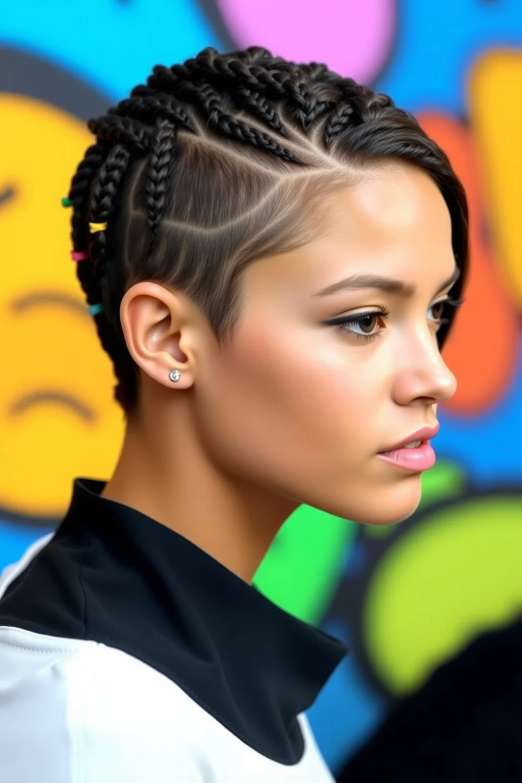 14. Braided Pixie