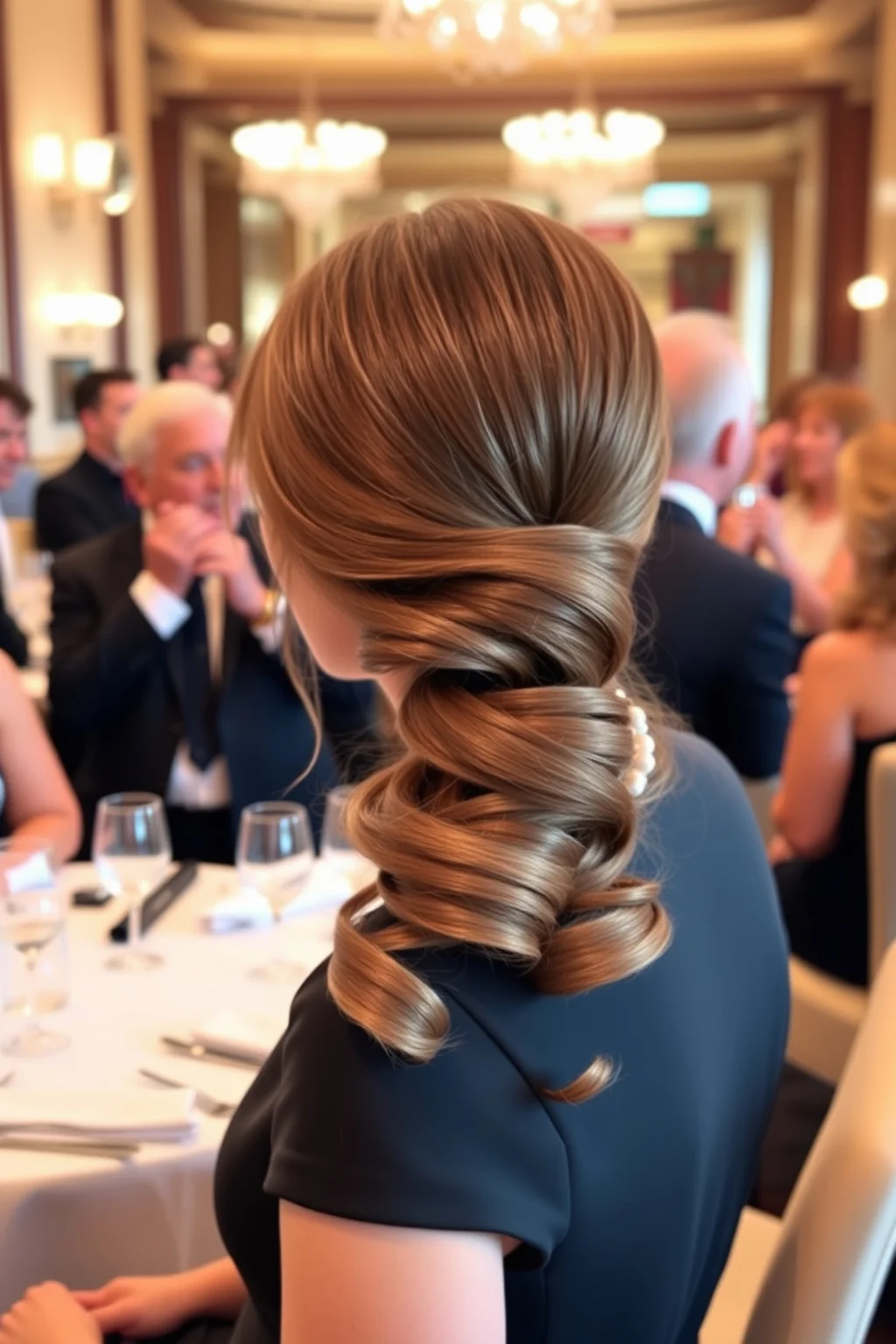 14. Glamorous Side Ponytail
