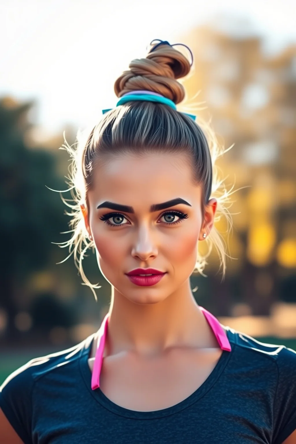 14. Simple Top Knot