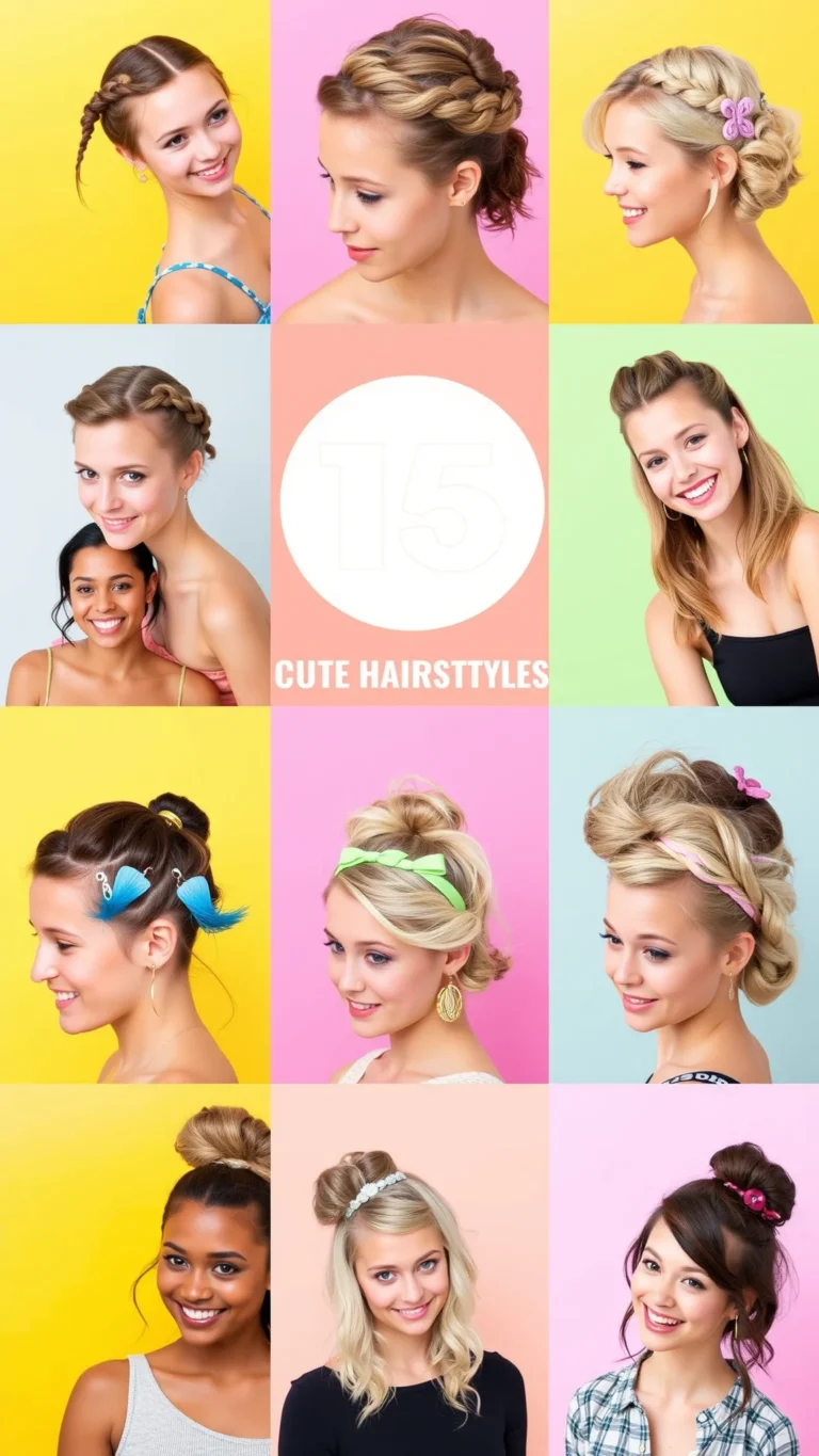 15 Cute Easy Hairstyles for Short Hair You'll Love