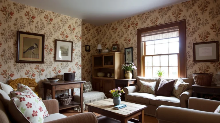 15 Farmhouse Wallpaper Ideas That Add Rustic Character
