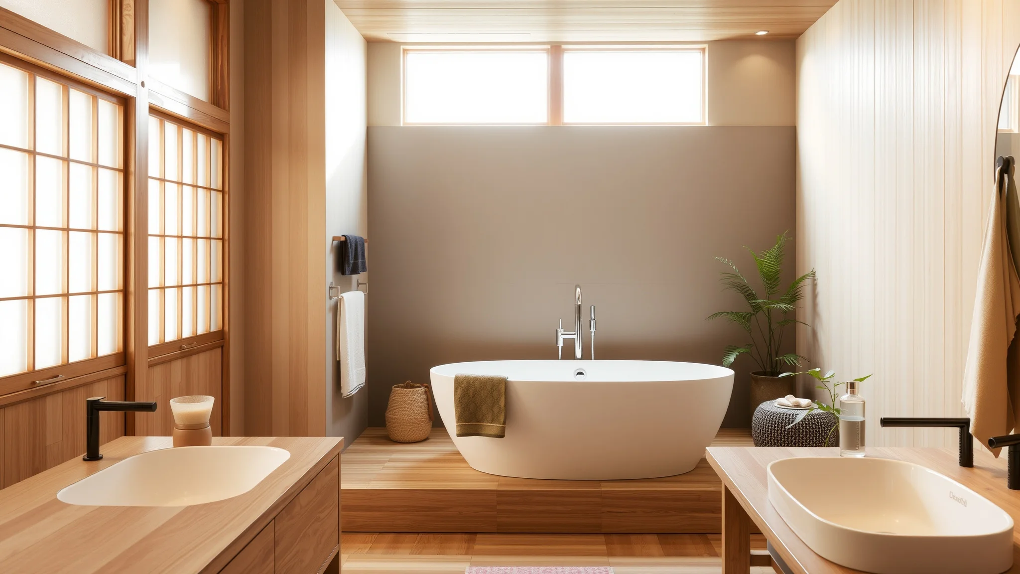 15 Japandi Bathroom Ideas That Feel Serene and Stylish