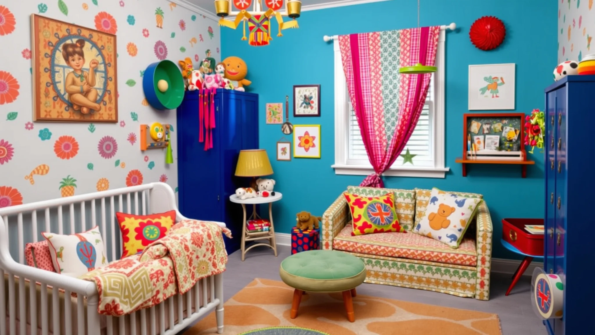 15 Maximalist Nursery Ideas Full of Color and Charm