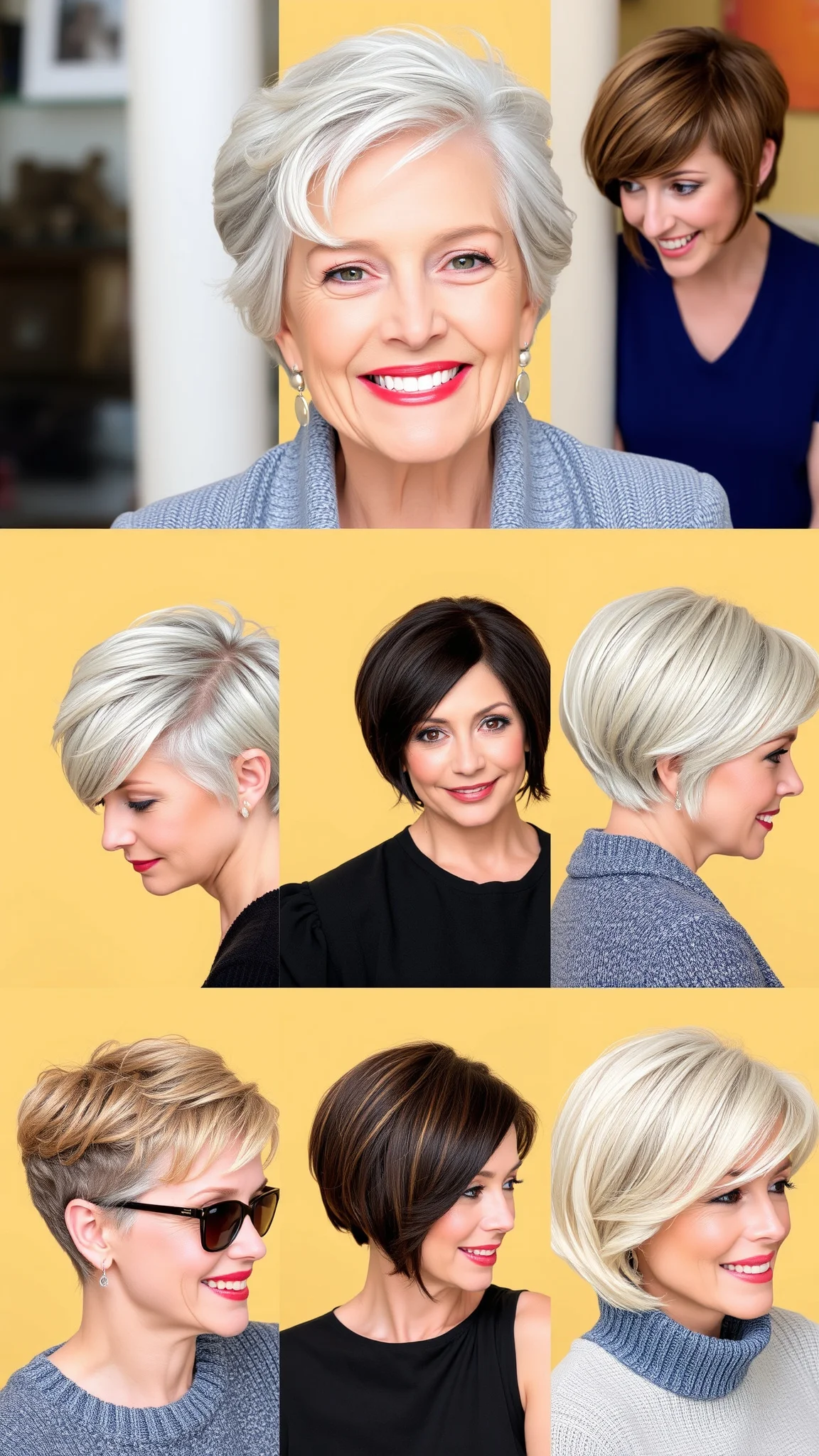 15 Short Hairstyles for Women Over 70 That Shine