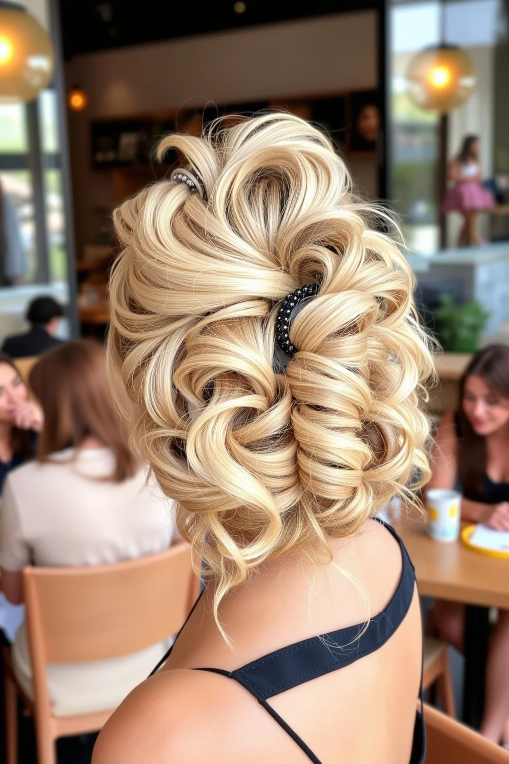 15. Textured Updo