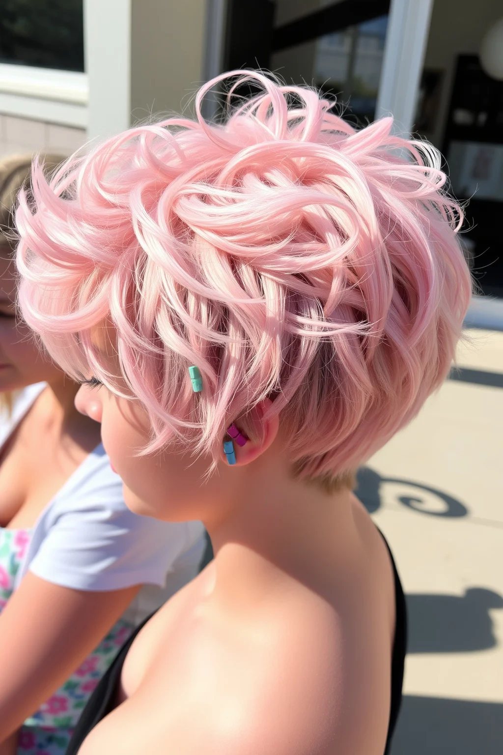 2. Textured Pixie with Undercut