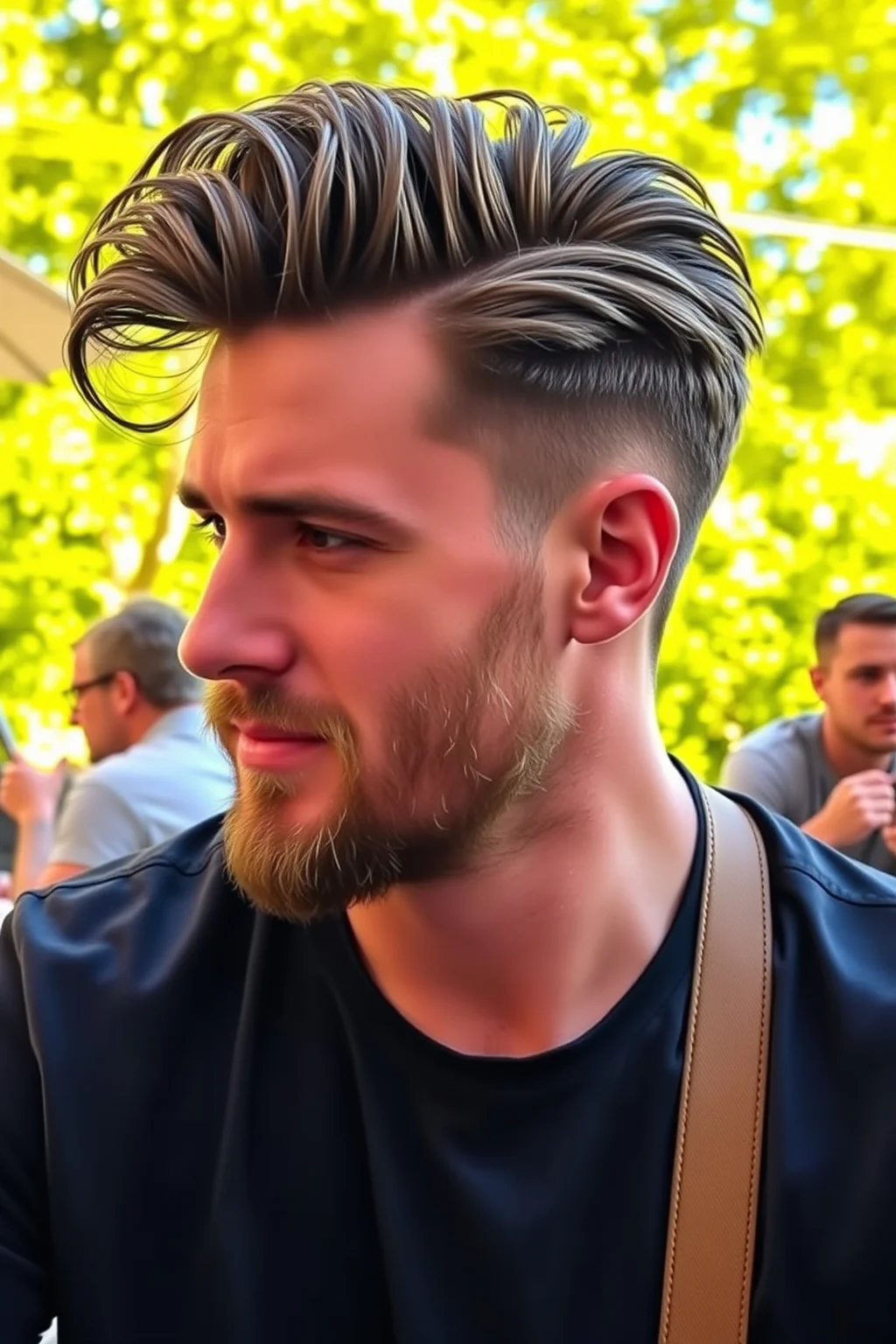 2. Textured Slick Back