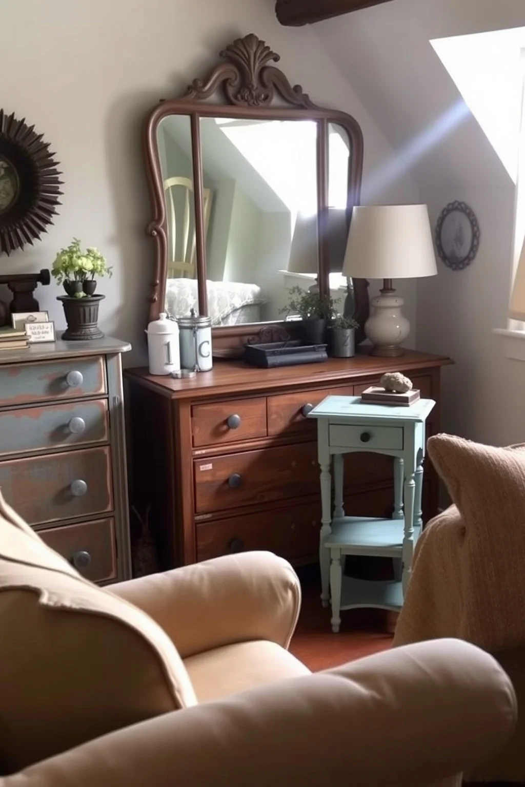 2. Vintage Furniture Pieces
