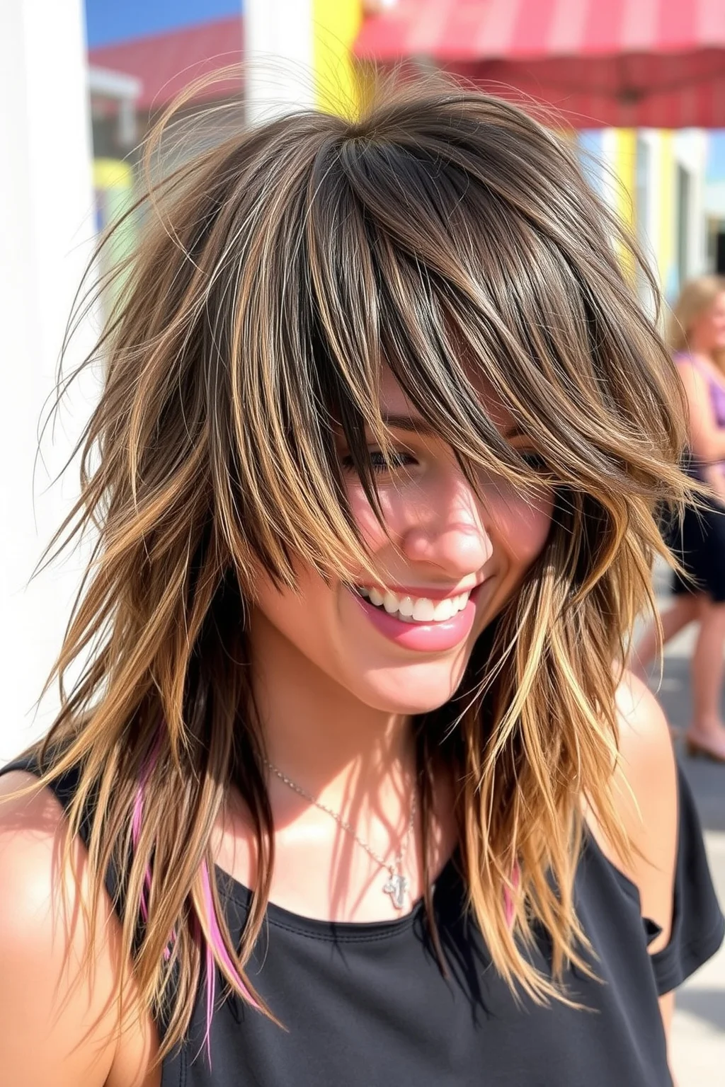 3. Layered Shag Cut