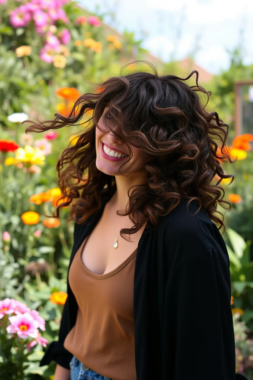 4. Shaggy Curly Cut