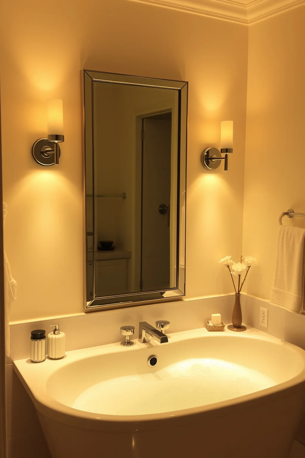 4. Soothing Lighting