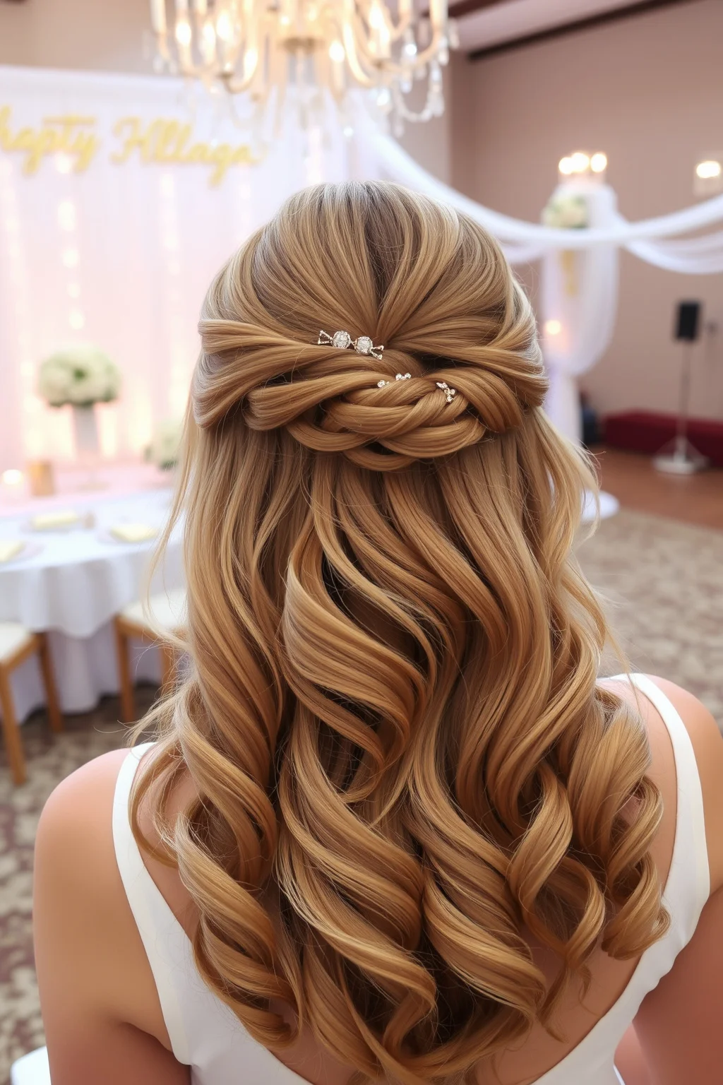 5. Half-Up, Half-Down Style