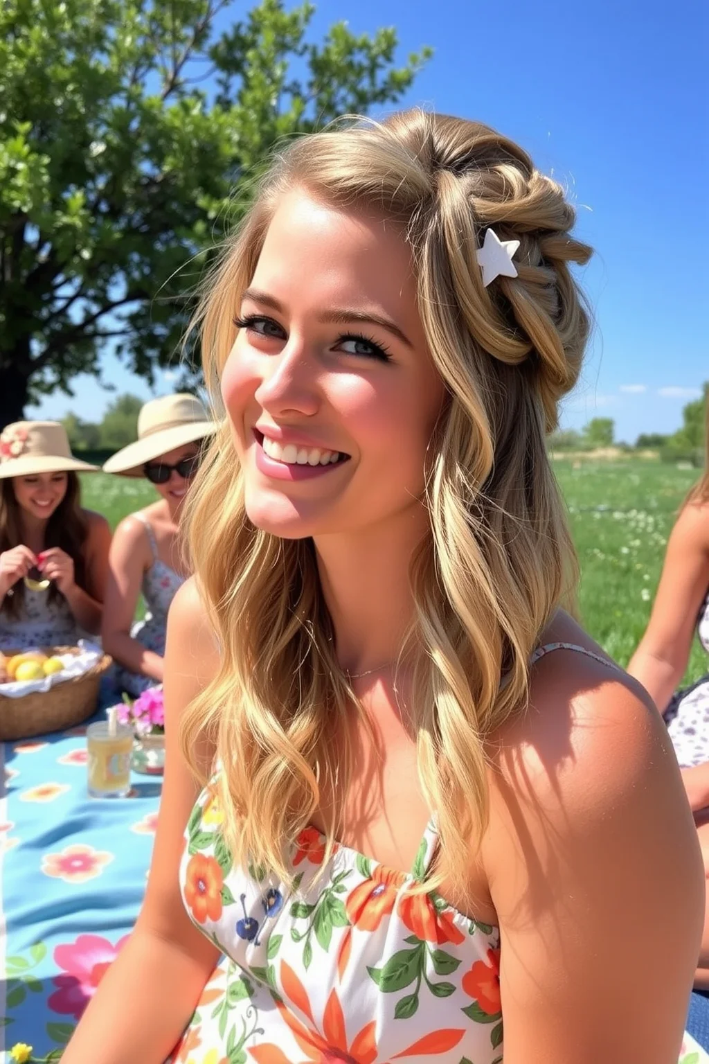 5. Half-Up, Half-Down Twist