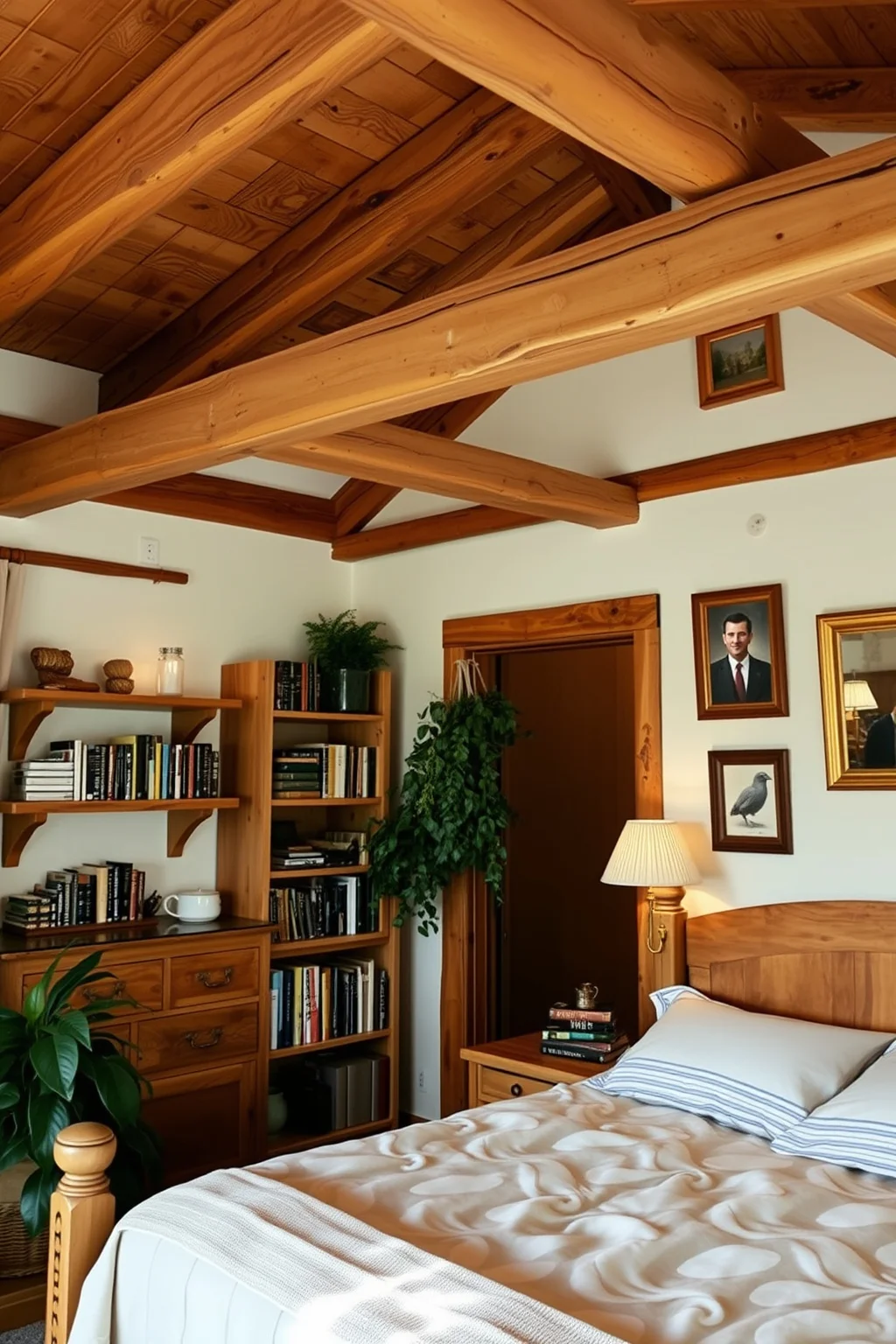 5. Warm Wood Accents