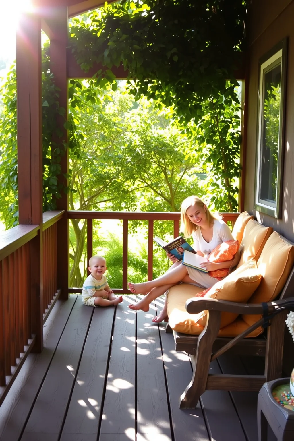 7. A Charming Bench