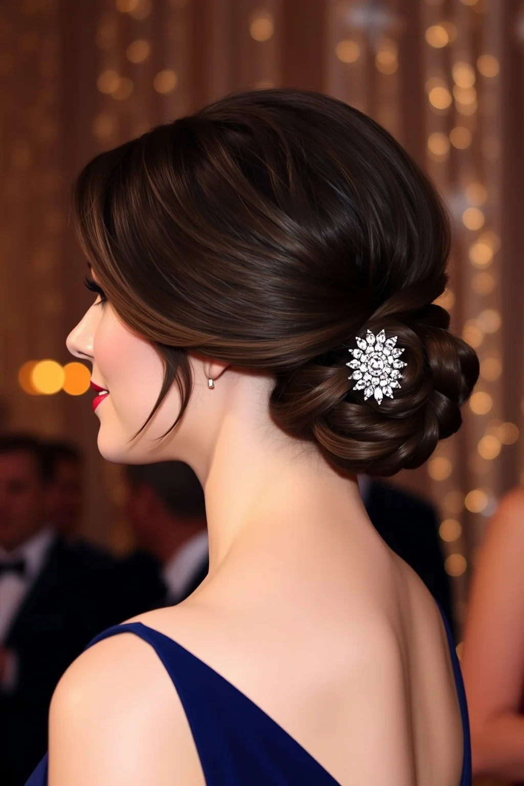 7. Side Chignon