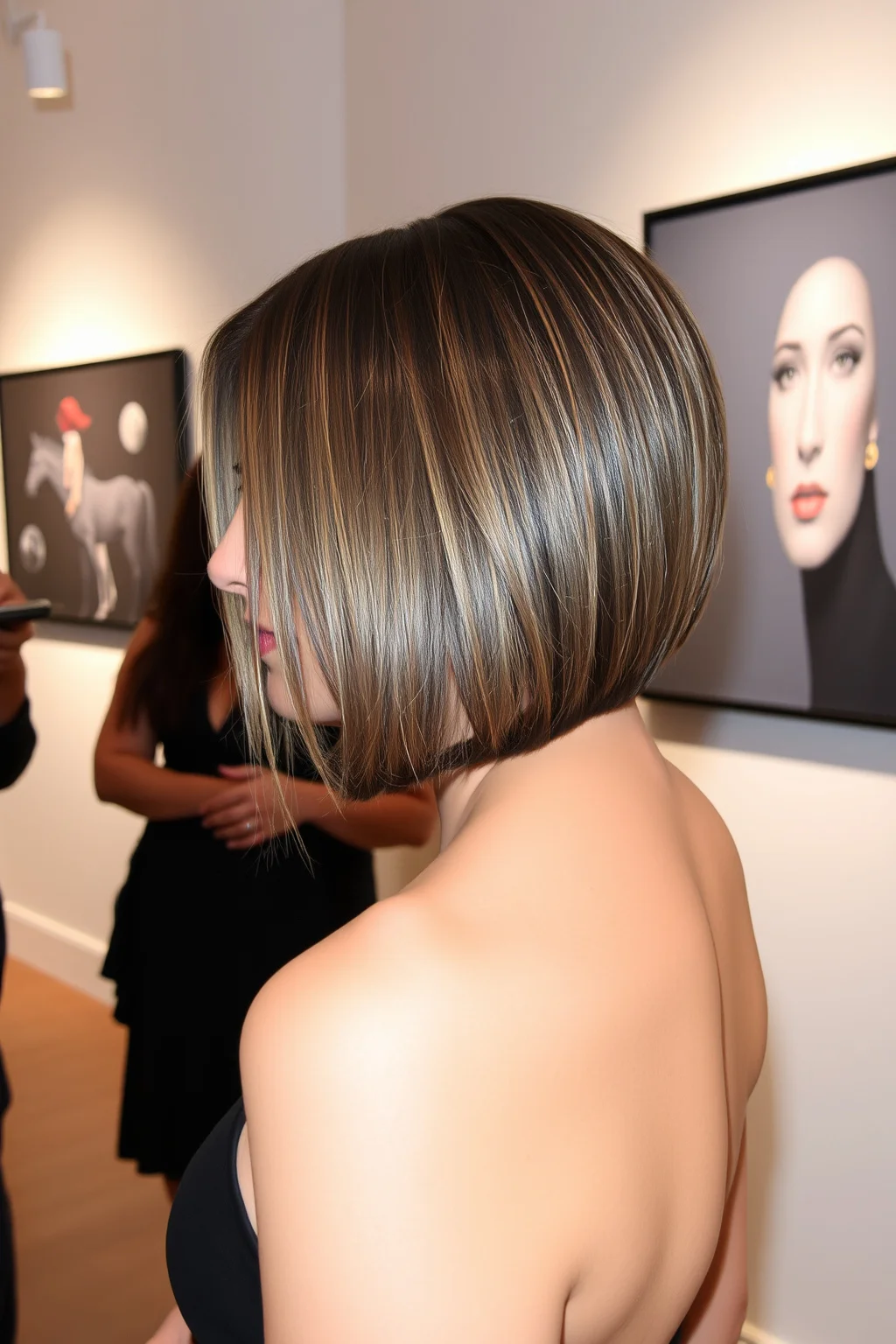 7. Sleek Back Bob