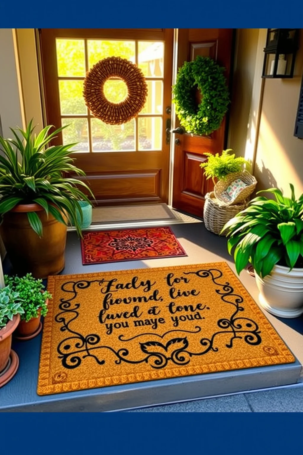8. A Welcoming Door Mat
